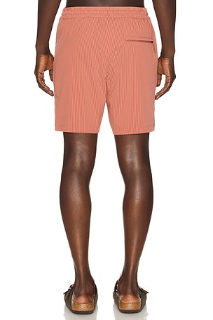 Marine Layer 6 Lined Sport & Swim Short in Red