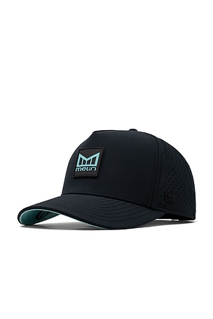 Melin Hydro Odyssey Stacked Cap in Black