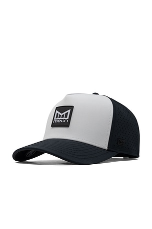 Melin Hydro Odyssey Stacked Cap in Black,White