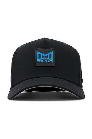 Melin Hydro Odyssey Stacked Hat in Black