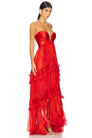 Maria Lucia Hohan Roxene Gown in Red