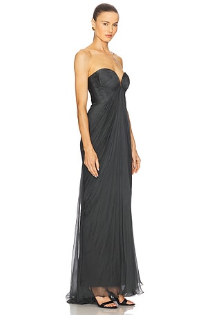 Maria Lucia Hohan Esteri Gown in Charcoal