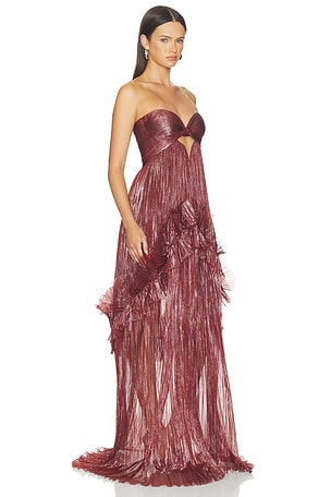 Maria Lucia Hohan Yumi Dress in Brown