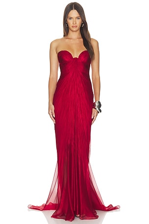 Maria Lucia Hohan ROBE SALIMA en Rouge