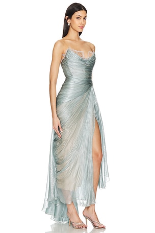 Maria Lucia Hohan ROBE MI-LONGUE JOLIE en Gris