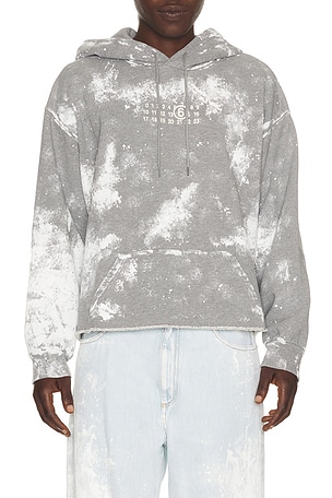 MM6 Maison Margiela SWEAT À CAPUCHE MARGIELA en Gris