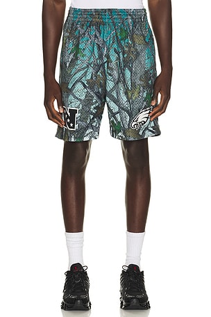 NFL Philadelphia Eagles Quiet Blaze 7" Mesh Shorts Mitchell & Ness