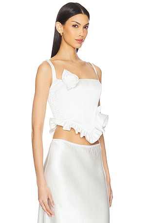 MARIANNA SENCHINA First Date Top in White