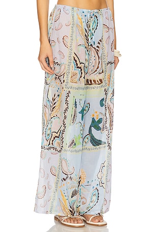 Montce Swim Drawstring Pant in Baby Blue
