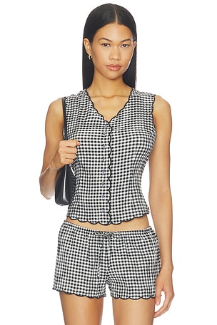 TOP CHALECO SCALLOPED Montce