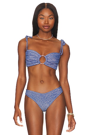 LAUREN - Bikini top in Navy blue
