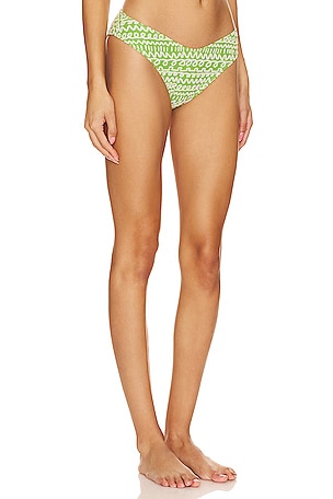 Montce Swim Lulu Bikini Bottom in Green