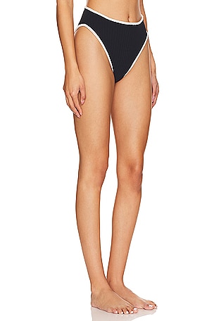 Montce Swim X Olivia Culpo Paula Bikini Bottom in Black