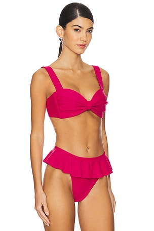 Montce Swim Hayden Bikini Top in Pink