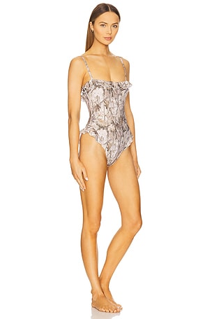 Montce Swim Jacelyn One Piece in Taupe