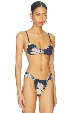 Montce Devin Bikini Top in Black. Size XS. Also