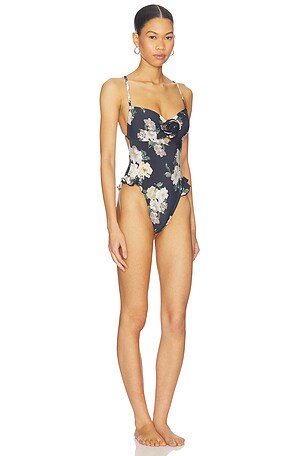 Montce Devin Rosa One Piece in Black