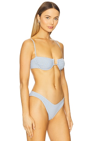Montce Simonette Bikini Top in Blue