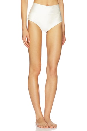 Montce x Elsa Hosk High Rise Bikini Bottom in Cream