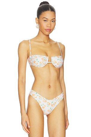 Montce X Elsa Hosk Simonette Bikini Top in Cream