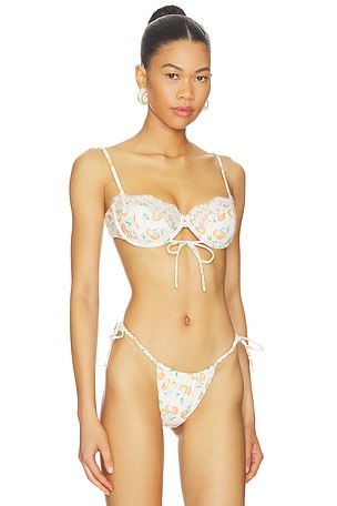 Montce X Elsa Hosk Lena Bikini Top in Cream