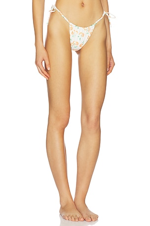 Montce X Elsa Hosk Brasil Side Tie Bikini Bottom in Cream