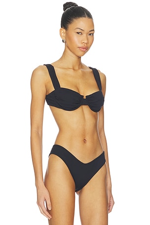 Montce Bella Bikini Top in Black
