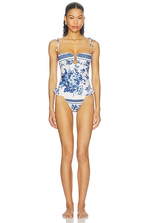 Petal Ruffle One-piece Montce