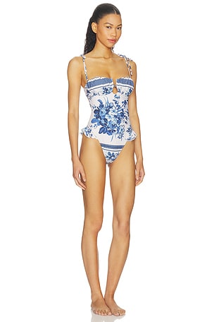 Montce Petal Ruffle One-piece in Multi