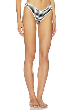 Montce Lulu Bikini Bottom in Black & White