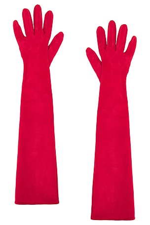 Long Suede Gloves MANOKHI