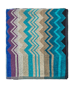 Missoni Home Giacomo Bath Towel in Teal