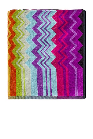 Missoni Home Giacomo Bath Towel in Purple