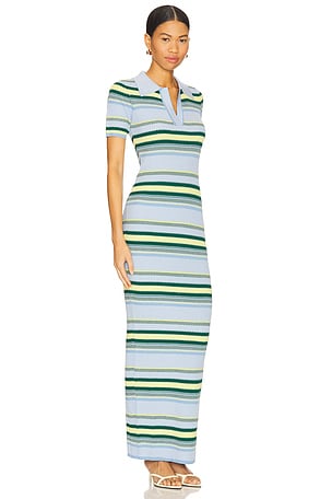 Monse Striped Maxi Dress in Blue