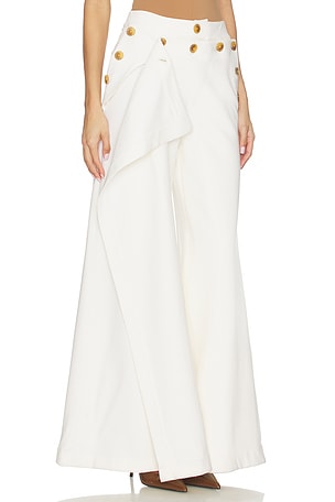 Monse Cascade Sailor Tailored Trouser in Ivory