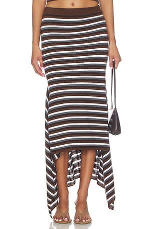 STRIPE CASCADE 스커트 Monse