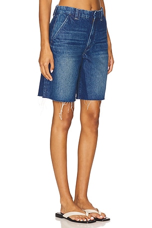 MOTHER The Lunch Money Short Fray in Blue