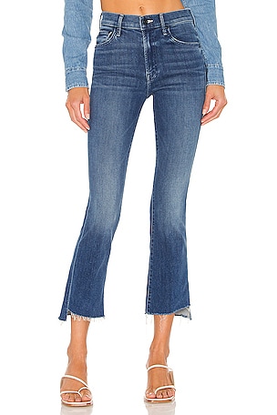 MOTHER The Insider Crop Step Fray in Wish On A Star | REVOLVE