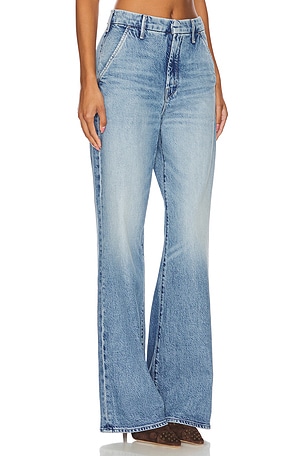 MOTHER The Sk8r Prep Sneak in Denim-Light