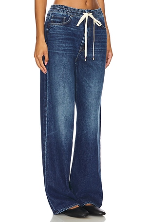 MOTHER The Drawn Tagger Sneak in Denim-Dark