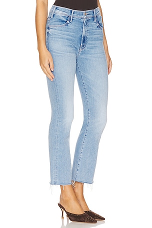 MOTHER The Hustler Ankle Fray in Denim-Light
