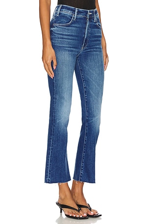 MOTHER The Hustler Ankle Fray in Denim-Medium