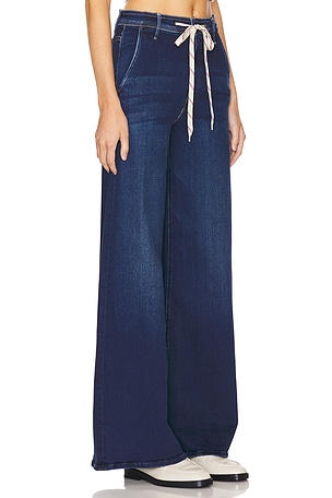 MOTHER The Drawn Undercover Prep Sneak in Denim-Dark