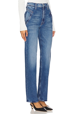 MOTHER The Triangle Smarty Pants Skimp in Denim-Medium