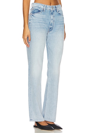 MOTHER High Waisted Study Skimp in Denim-Light