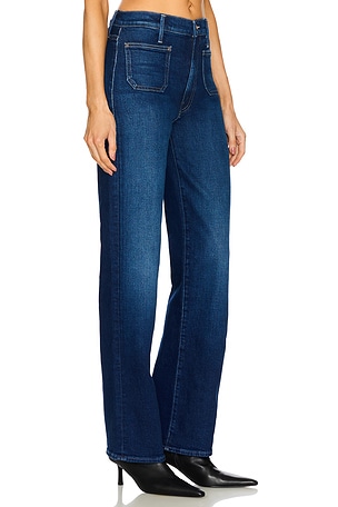 MOTHER The Patch Pocket Rambler Zip Sneak in Blue