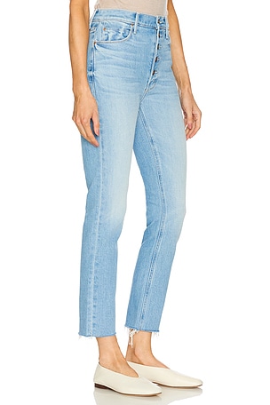 MOTHER The Pixie Dazzler Ankle Fray in Blue