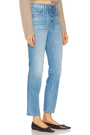 MOTHER The Lace Up Tomcat Hover in Blue