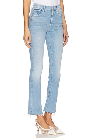 MOTHER The Insider Ankle Fray in Blue