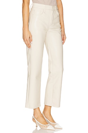 MOTHER The Rambler Zip Ankle Jeans in Ivory